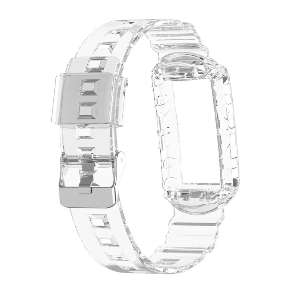 Fitbit Charge 5 / 4 / 3 integrated TPU cover   watch strap - Transparent