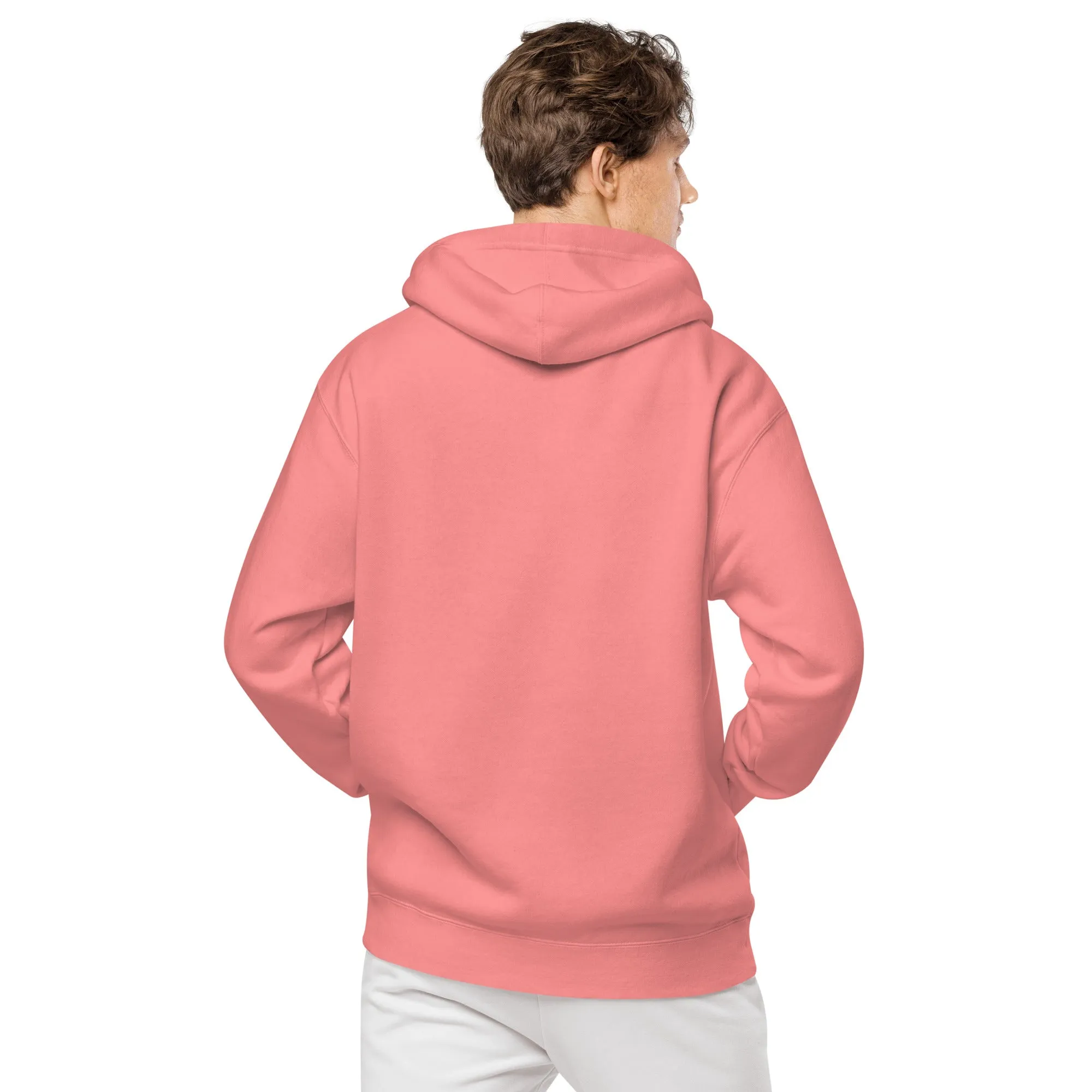 Flame Design Unisex Pigment-Dyed Hoodie