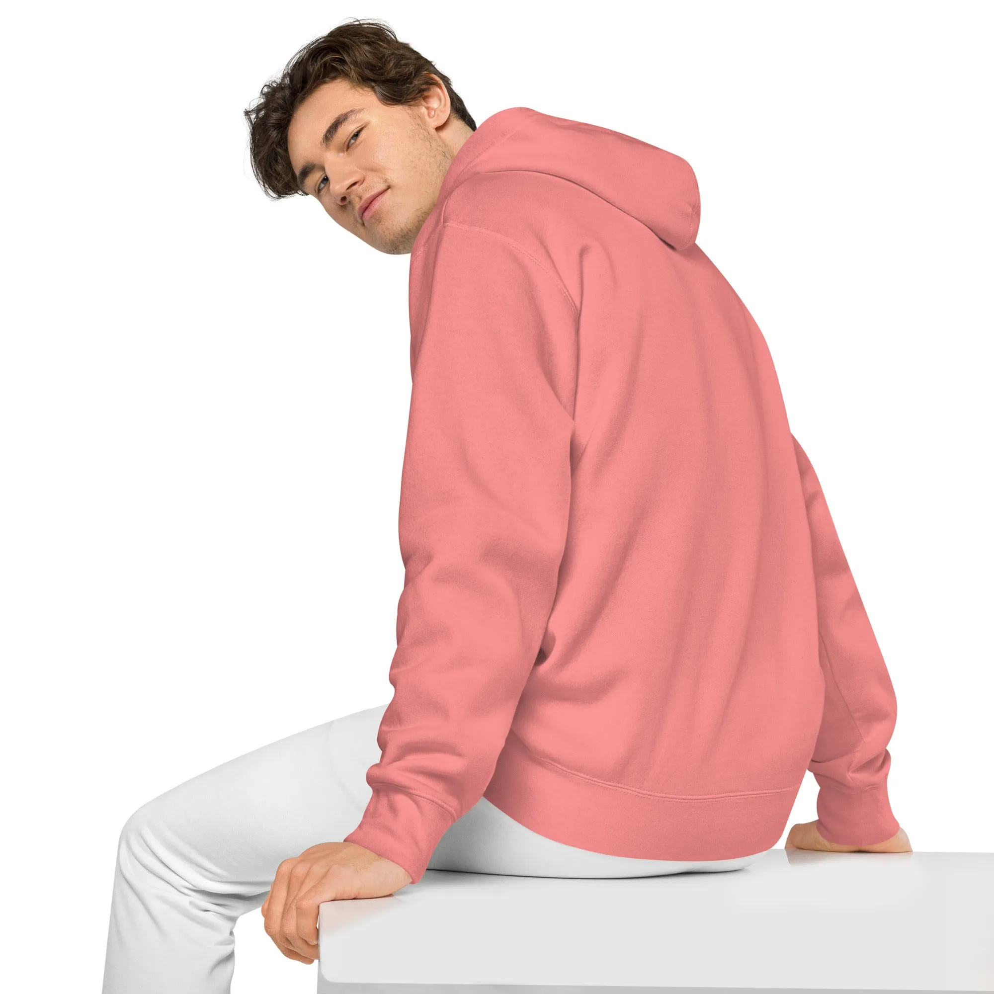 Flame Design Unisex Pigment-Dyed Hoodie