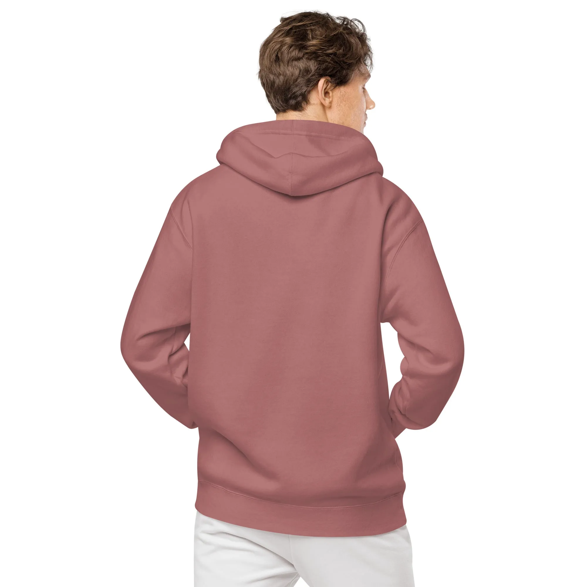 Flame Design Unisex Pigment-Dyed Hoodie