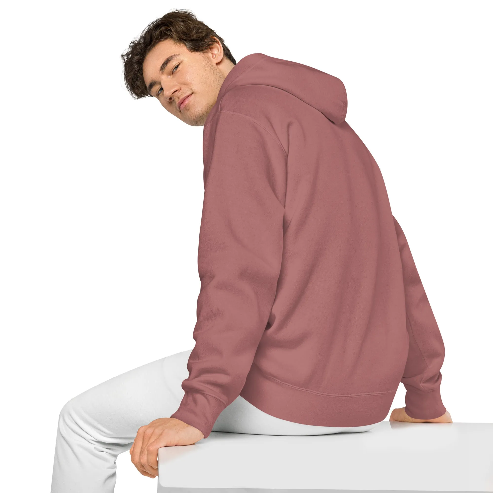 Flame Design Unisex Pigment-Dyed Hoodie