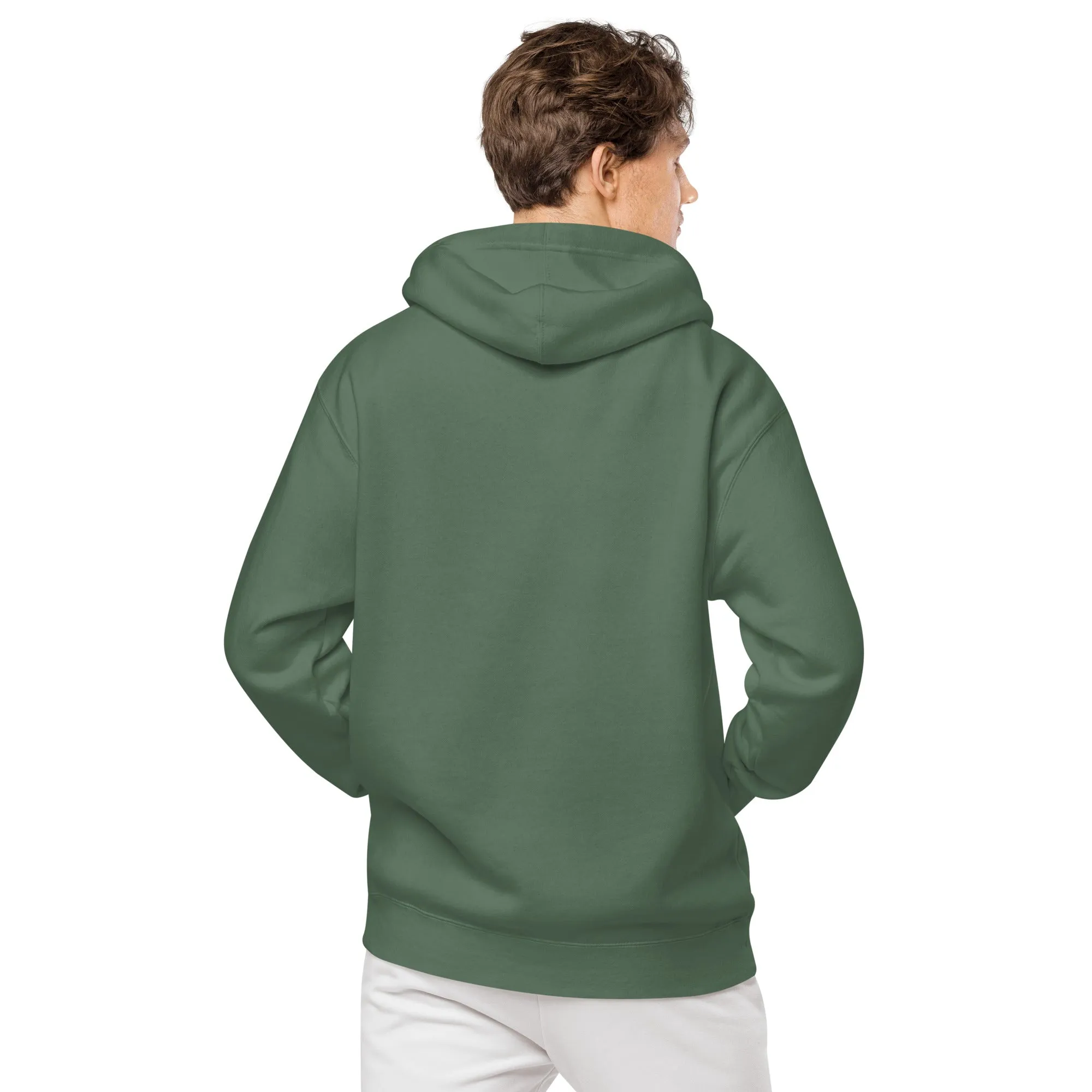 Flame Design Unisex Pigment-Dyed Hoodie
