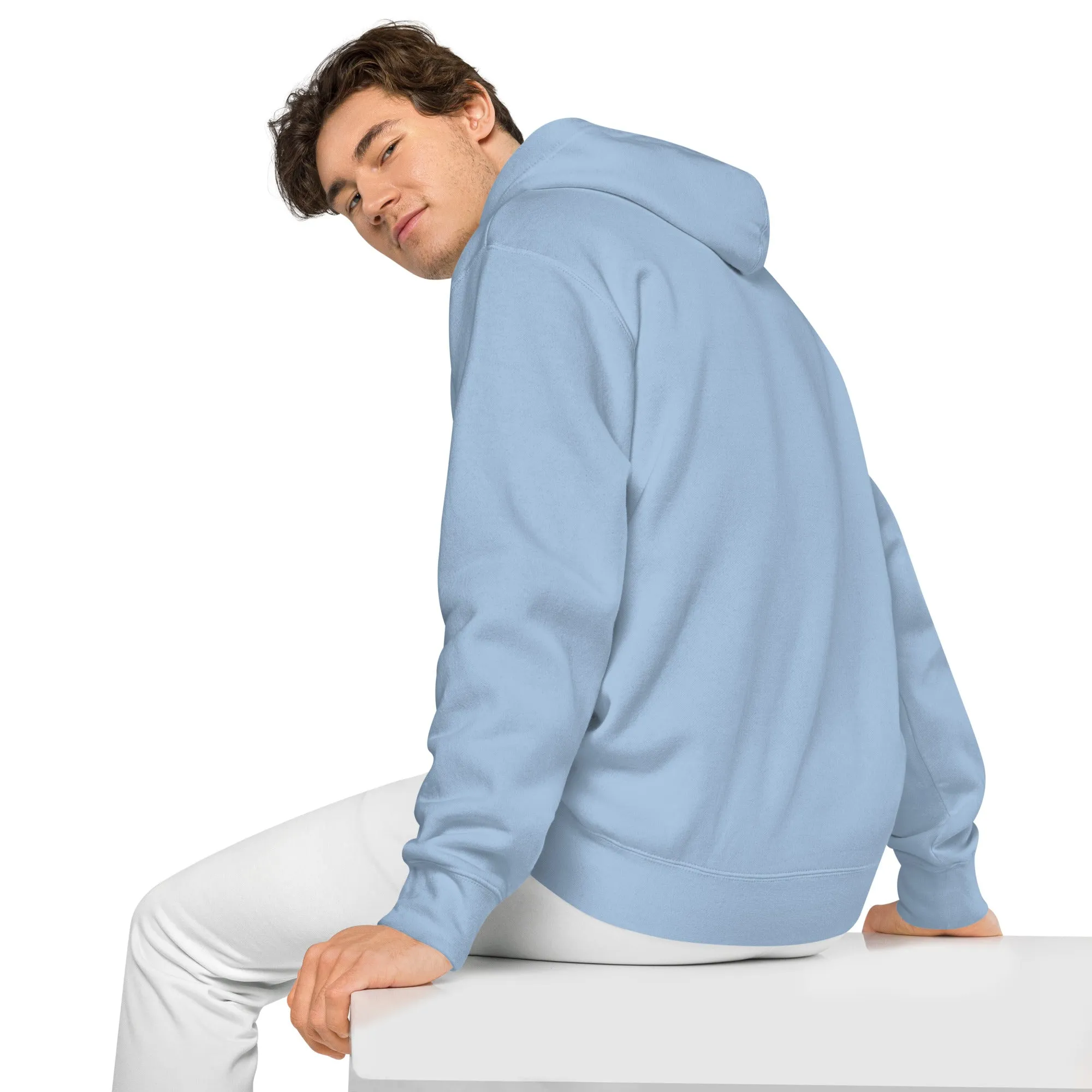 Flame Design Unisex Pigment-Dyed Hoodie