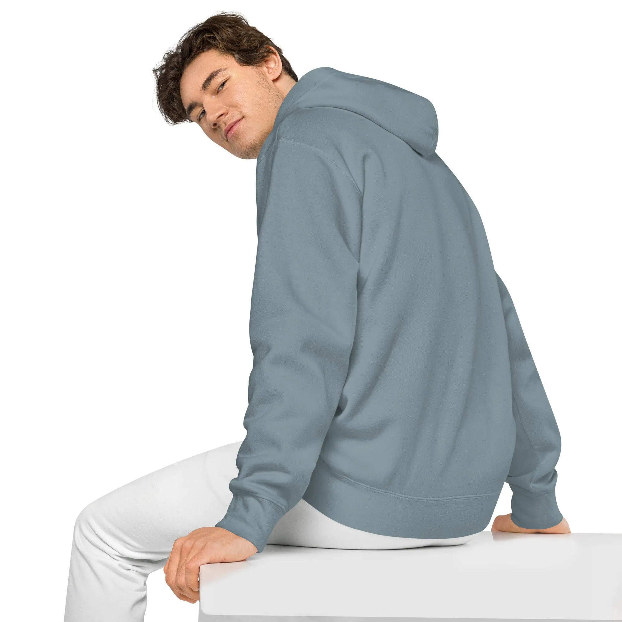 Flame Design Unisex Pigment-Dyed Hoodie
