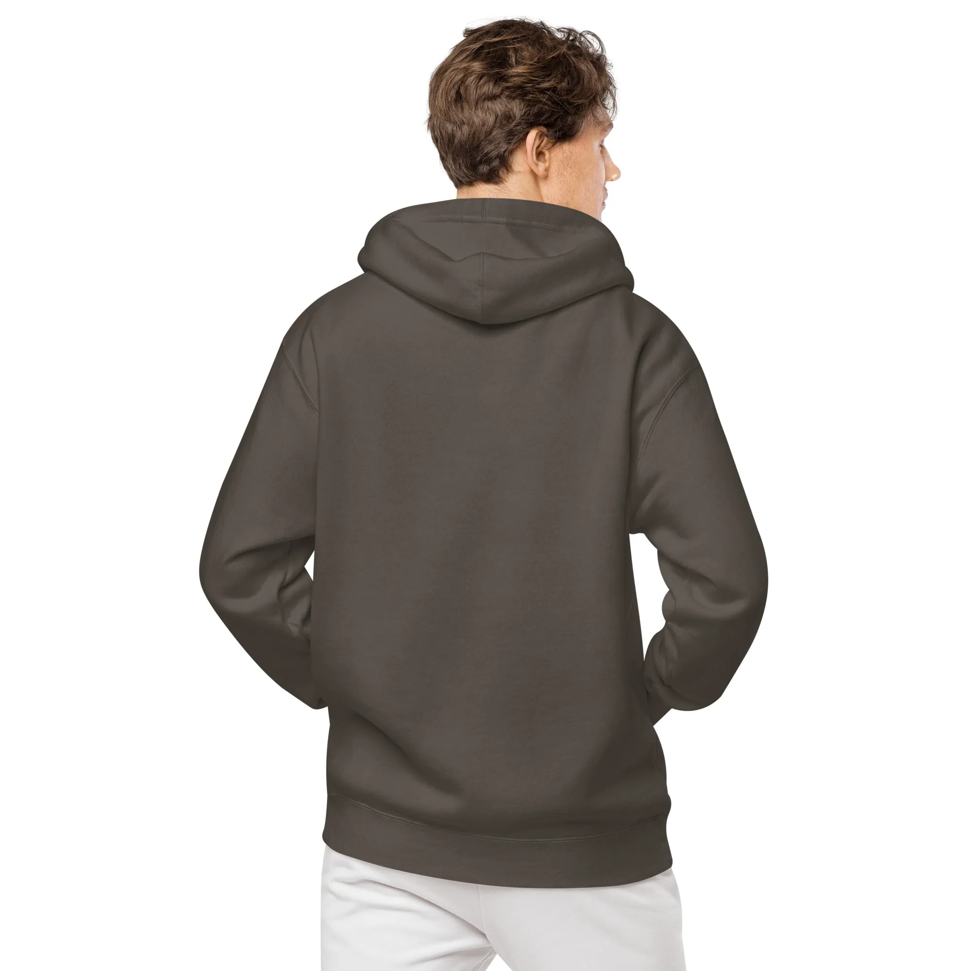 Flame Design Unisex Pigment-Dyed Hoodie