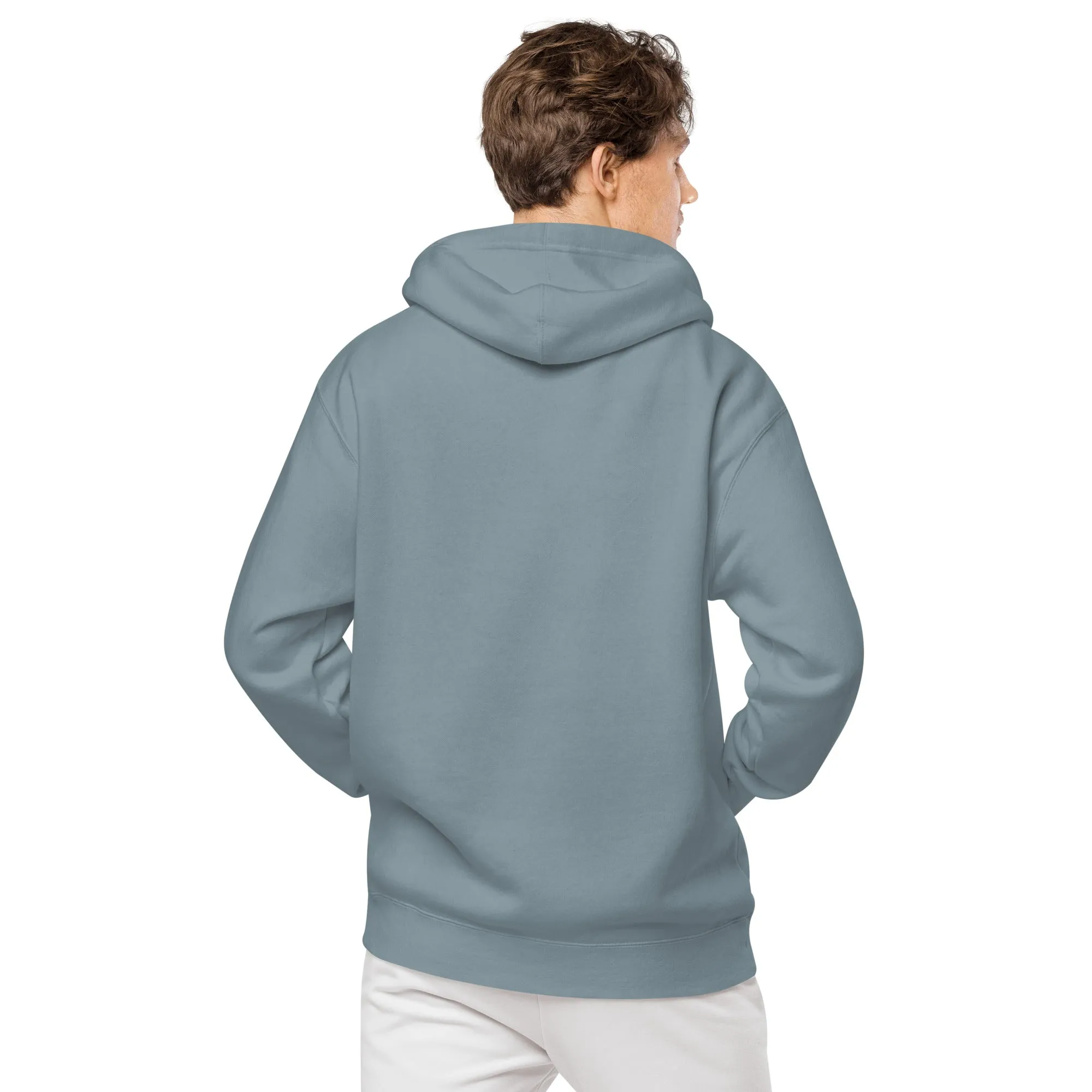 Flame Design Unisex Pigment-Dyed Hoodie