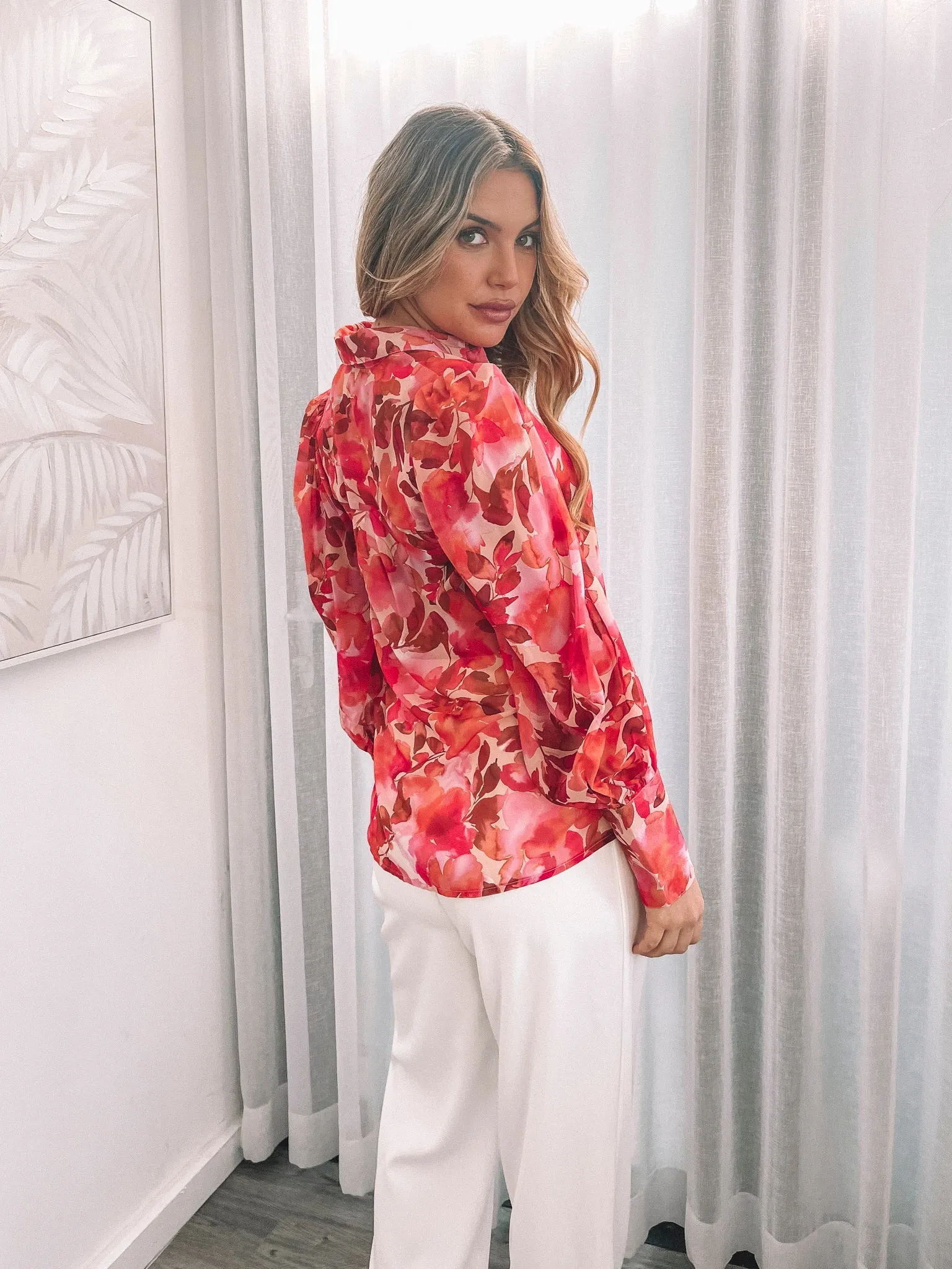 Fleet Blouse - Summer Watercolour