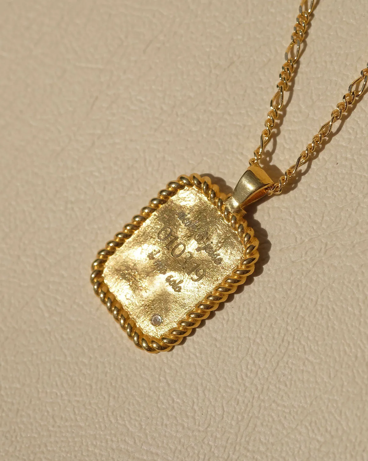 Flint Engravable Pendant Necklace