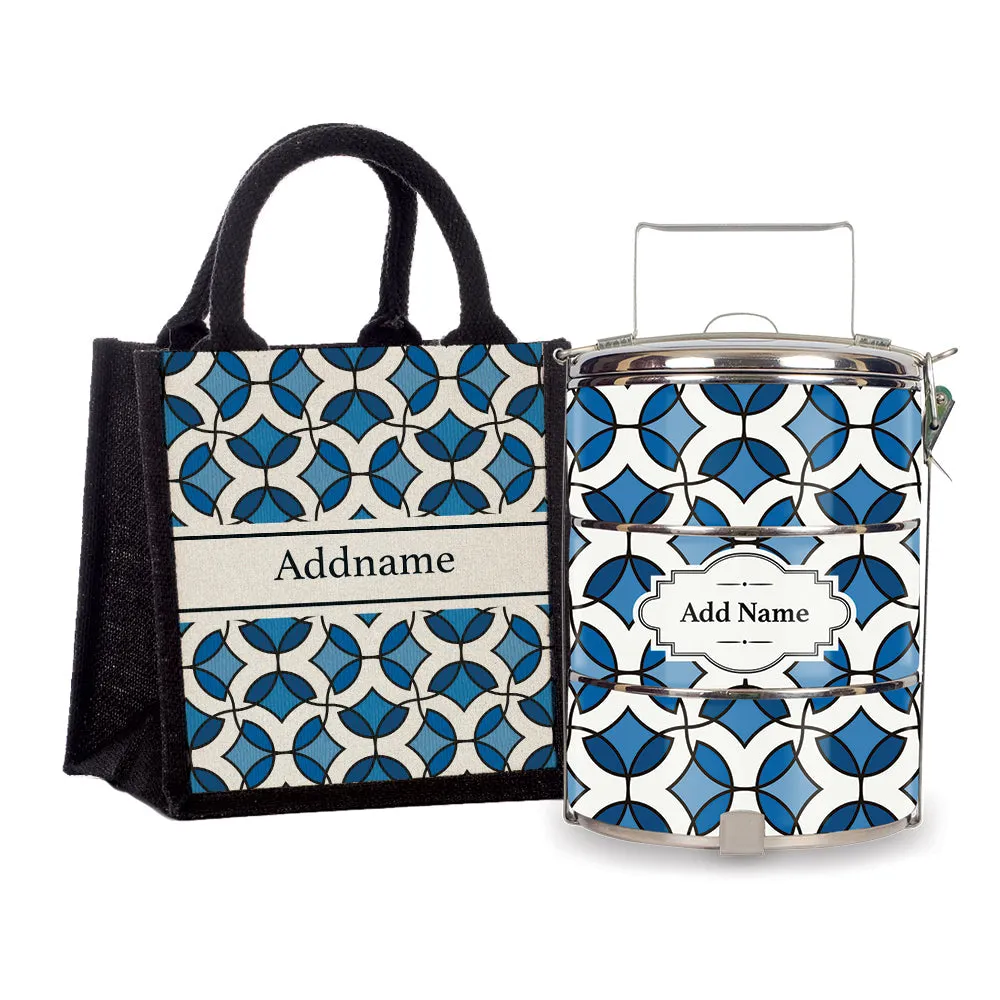 Flora Design Standard Medium 14cm Tiffin Carrier [FREE Custom Add Name]