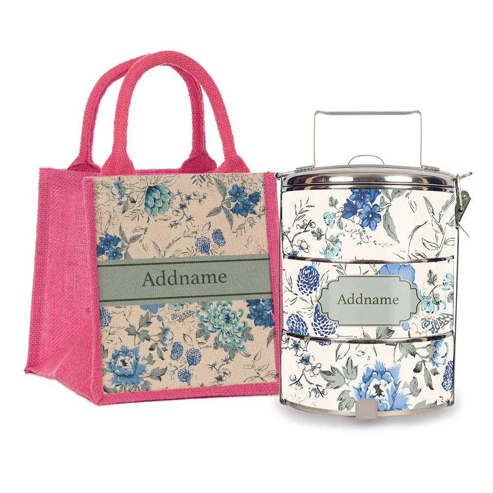 Flora Design Standard Medium 14cm Tiffin Carrier [FREE Custom Add Name]
