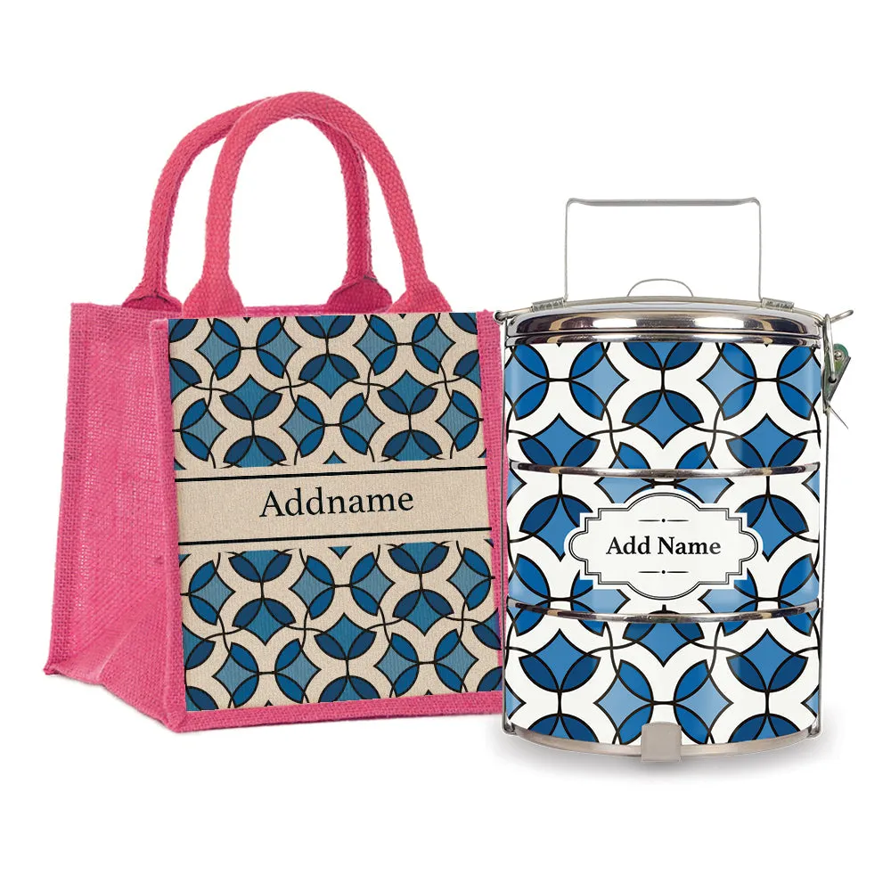Flora Design Standard Medium 14cm Tiffin Carrier [FREE Custom Add Name]