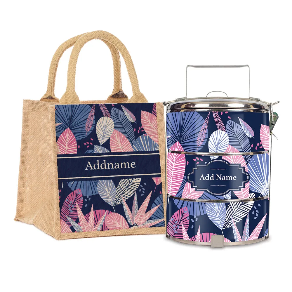 Flora Design Standard Medium 14cm Tiffin Carrier [FREE Custom Add Name]