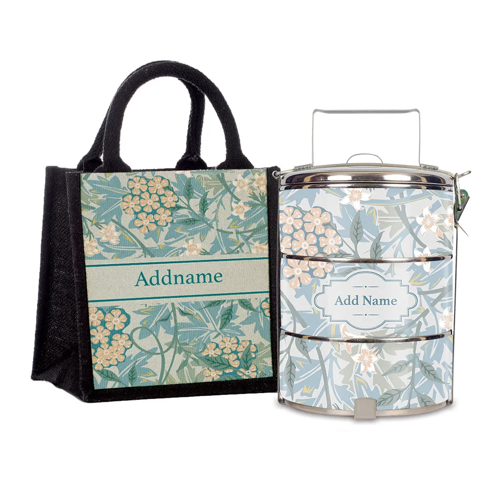 Flora Design Standard Medium 14cm Tiffin Carrier [FREE Custom Add Name]