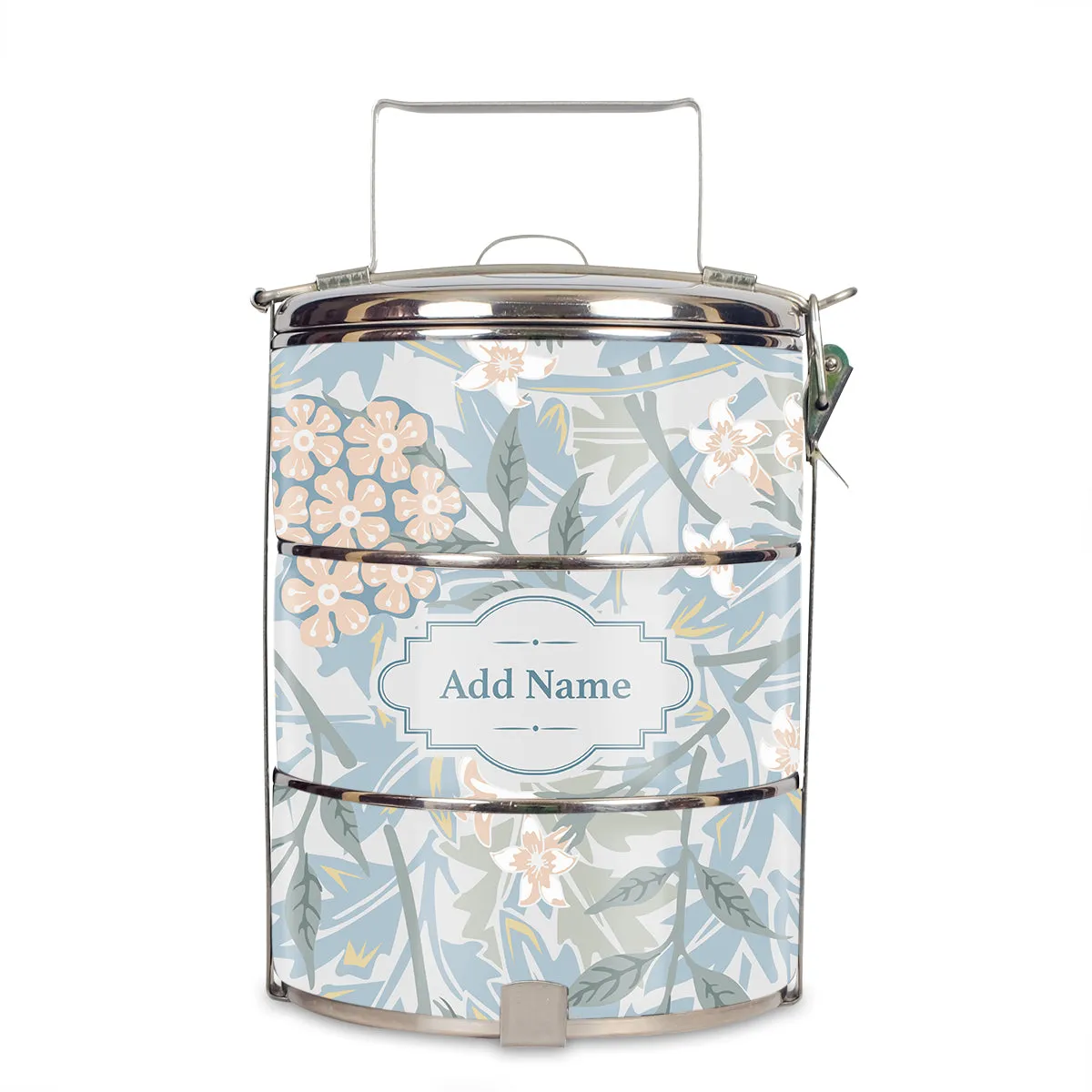 Flora Design Standard Medium 14cm Tiffin Carrier [FREE Custom Add Name]