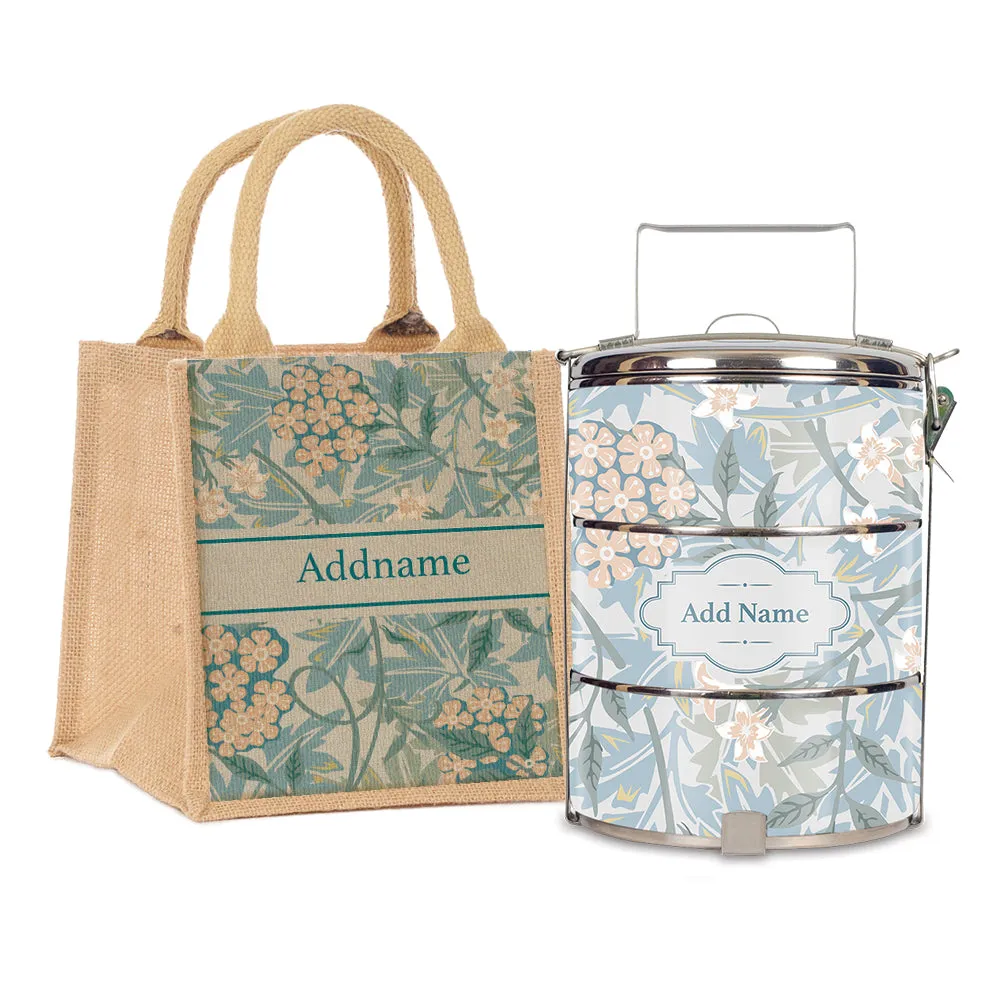 Flora Design Standard Medium 14cm Tiffin Carrier [FREE Custom Add Name]