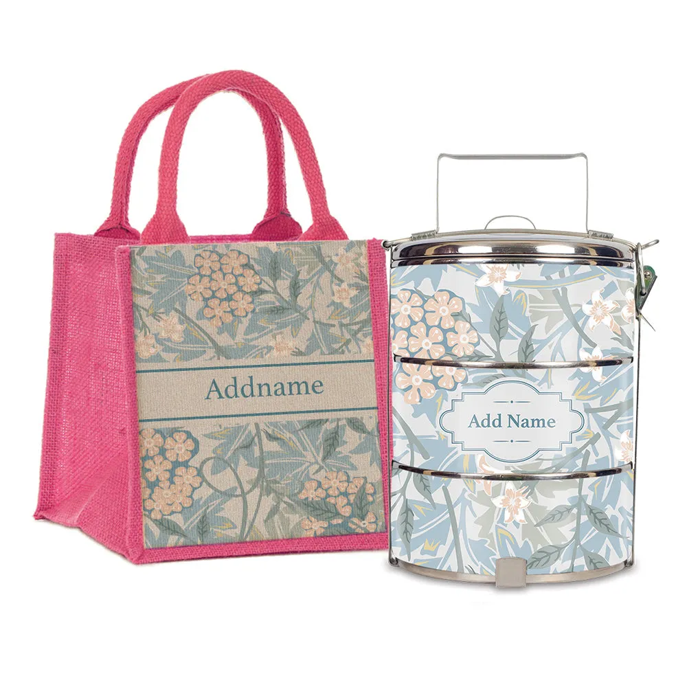 Flora Design Standard Medium 14cm Tiffin Carrier [FREE Custom Add Name]