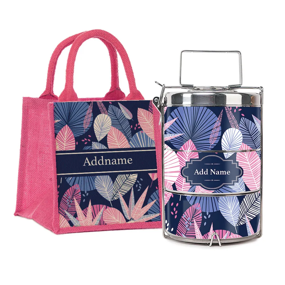 Flora Design Standard Medium 14cm Tiffin Carrier [FREE Custom Add Name]