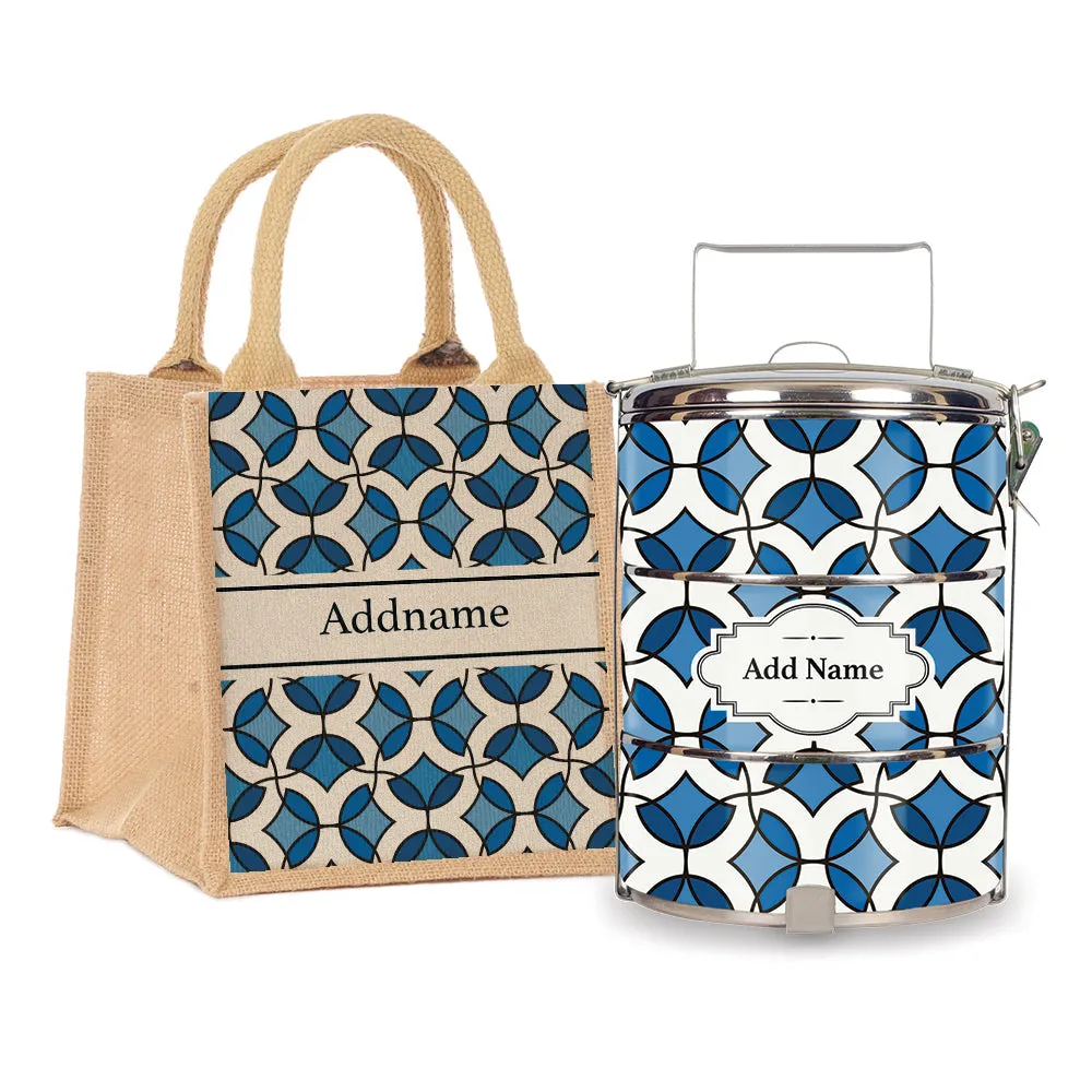 Flora Design Standard Medium 14cm Tiffin Carrier [FREE Custom Add Name]