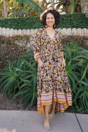 Flora Long Sleeve Belle Dress