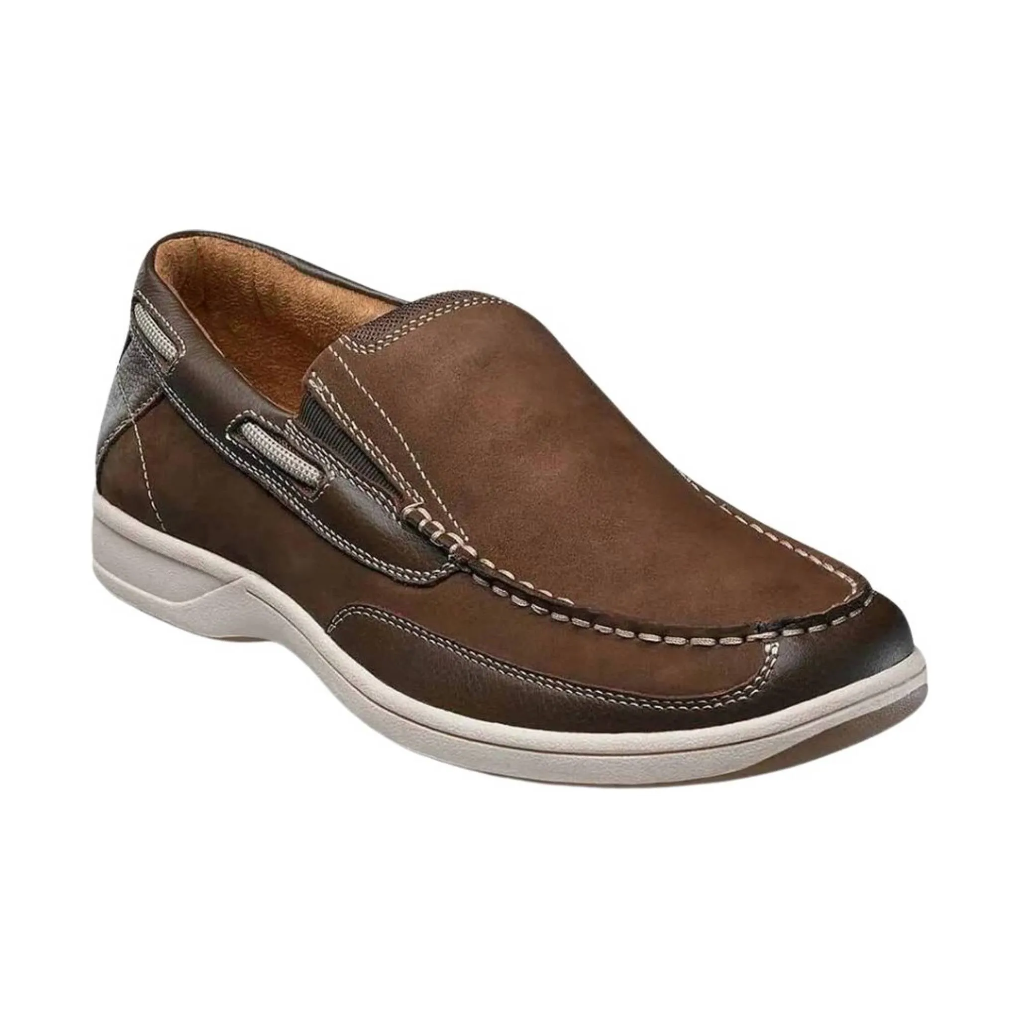 Florsheim Men's Lakeside Moc Toe Slip On - Brown