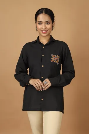 Folklore Ahir Womens Cotton Shirt