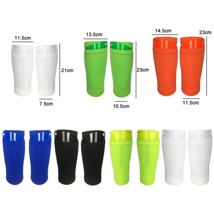 Football Shin Pads   Socks Sports Protective Equipment, Color: Orange (S)