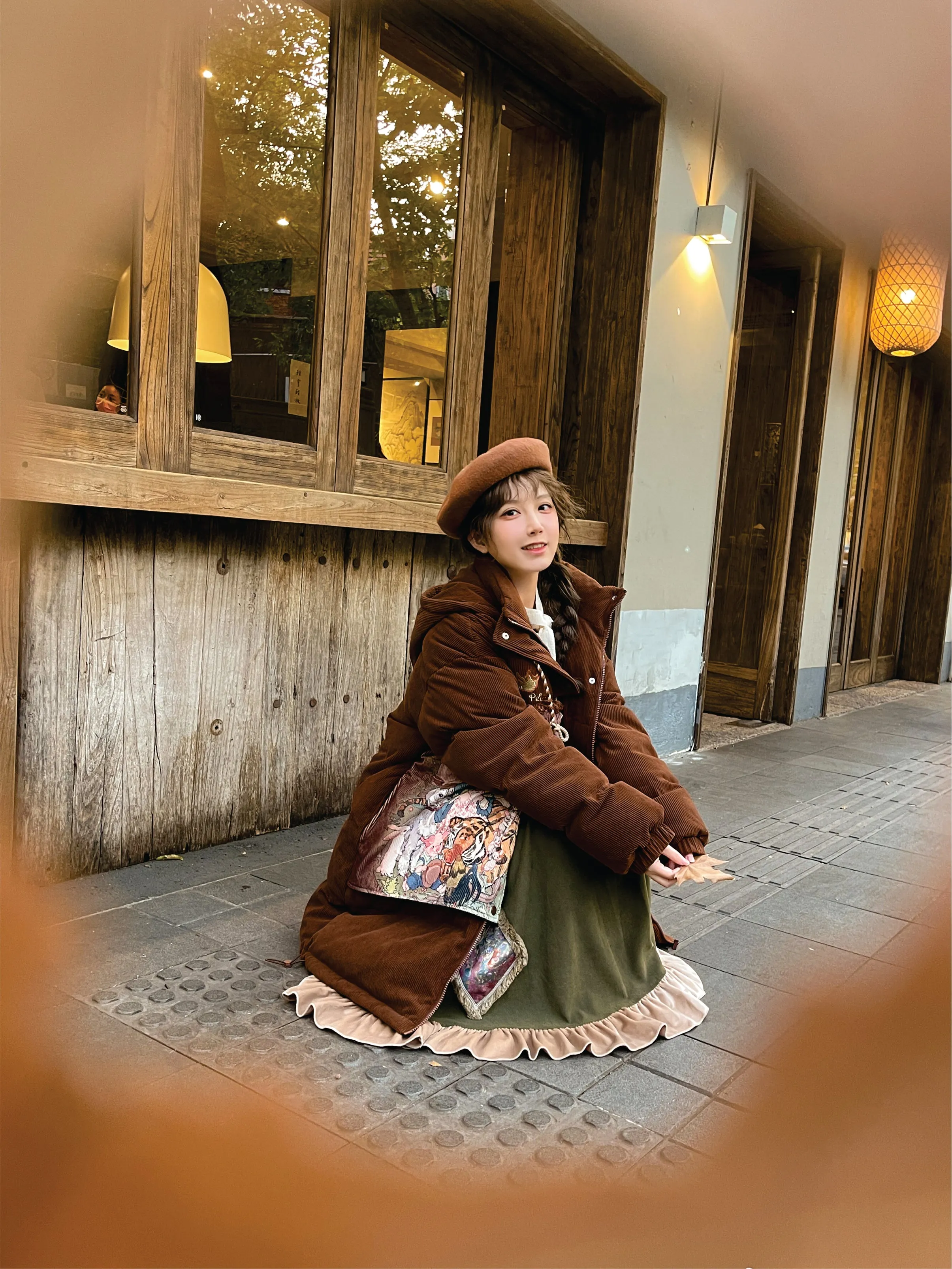 Forest Tale French Style Layered Strap Dress