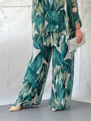 Fort Leaf Silk Pants