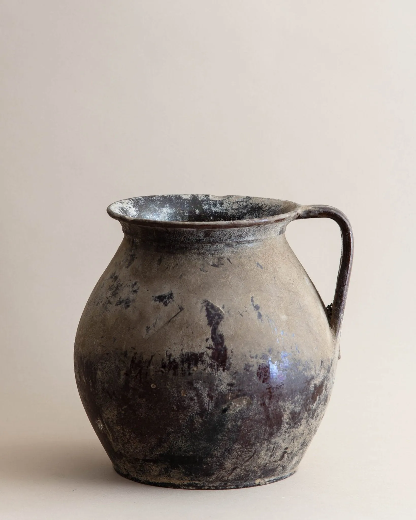 Found Maroon Hungarian Pot
