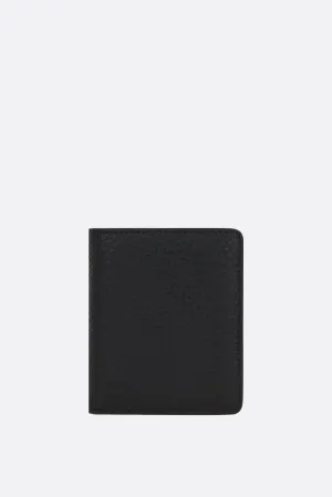 Four Stitches grainy leather compact wallet