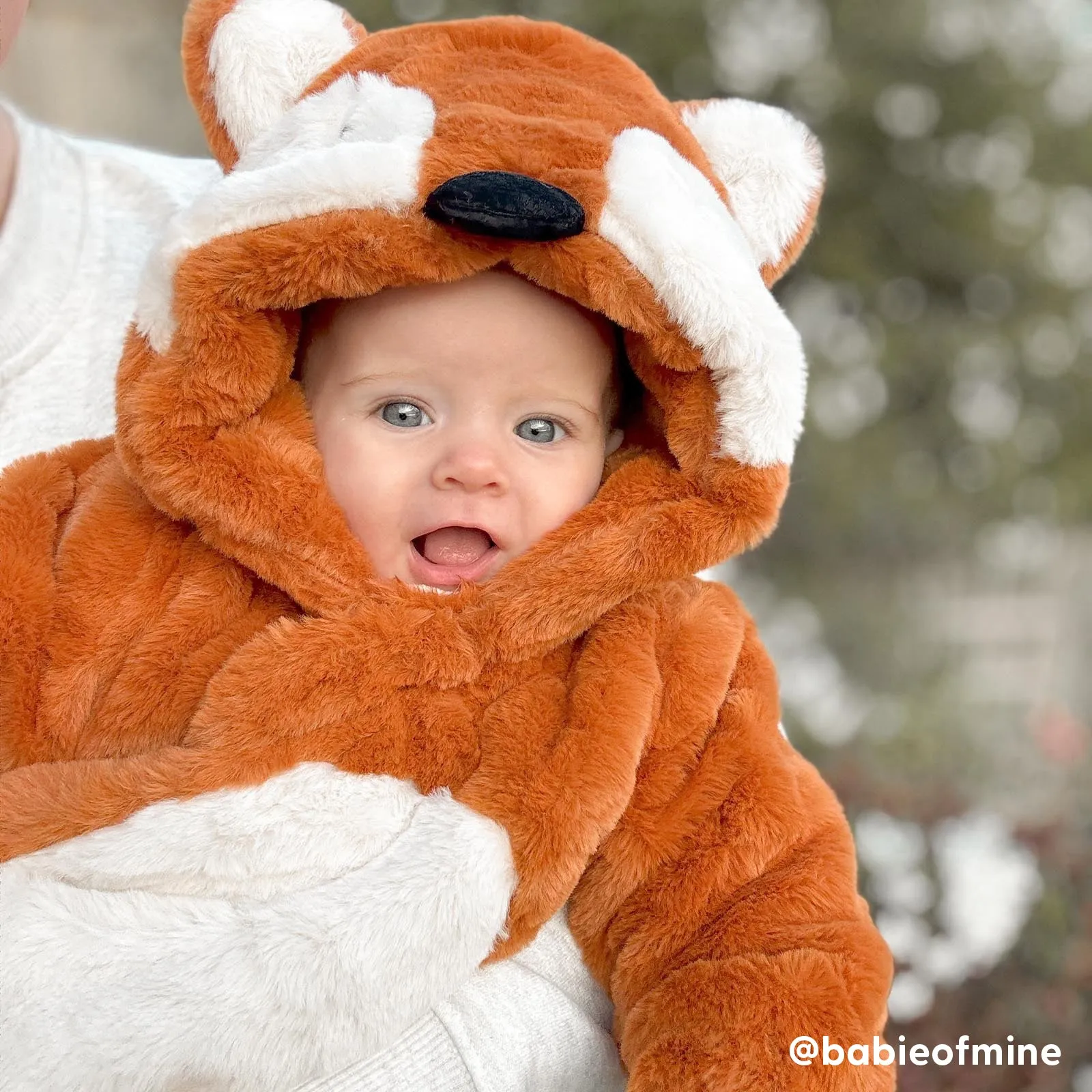 Fox Faux Fur Pramsuit