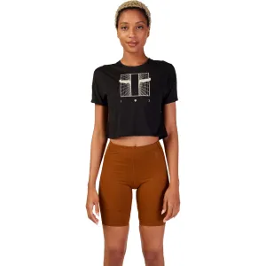 Fox Racing  Womens Placate T-Shirt Short Sleeve Tech Tee Soft Comfortable Black