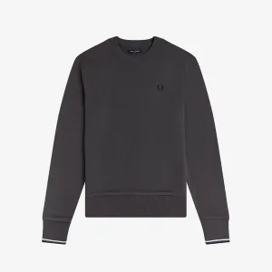 Fred Perry Crew Neck Sweat - Gunmetal