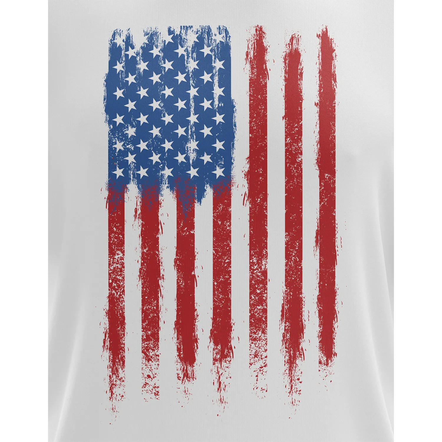 Fresh Paint American Flag Short Sleeve Shirt