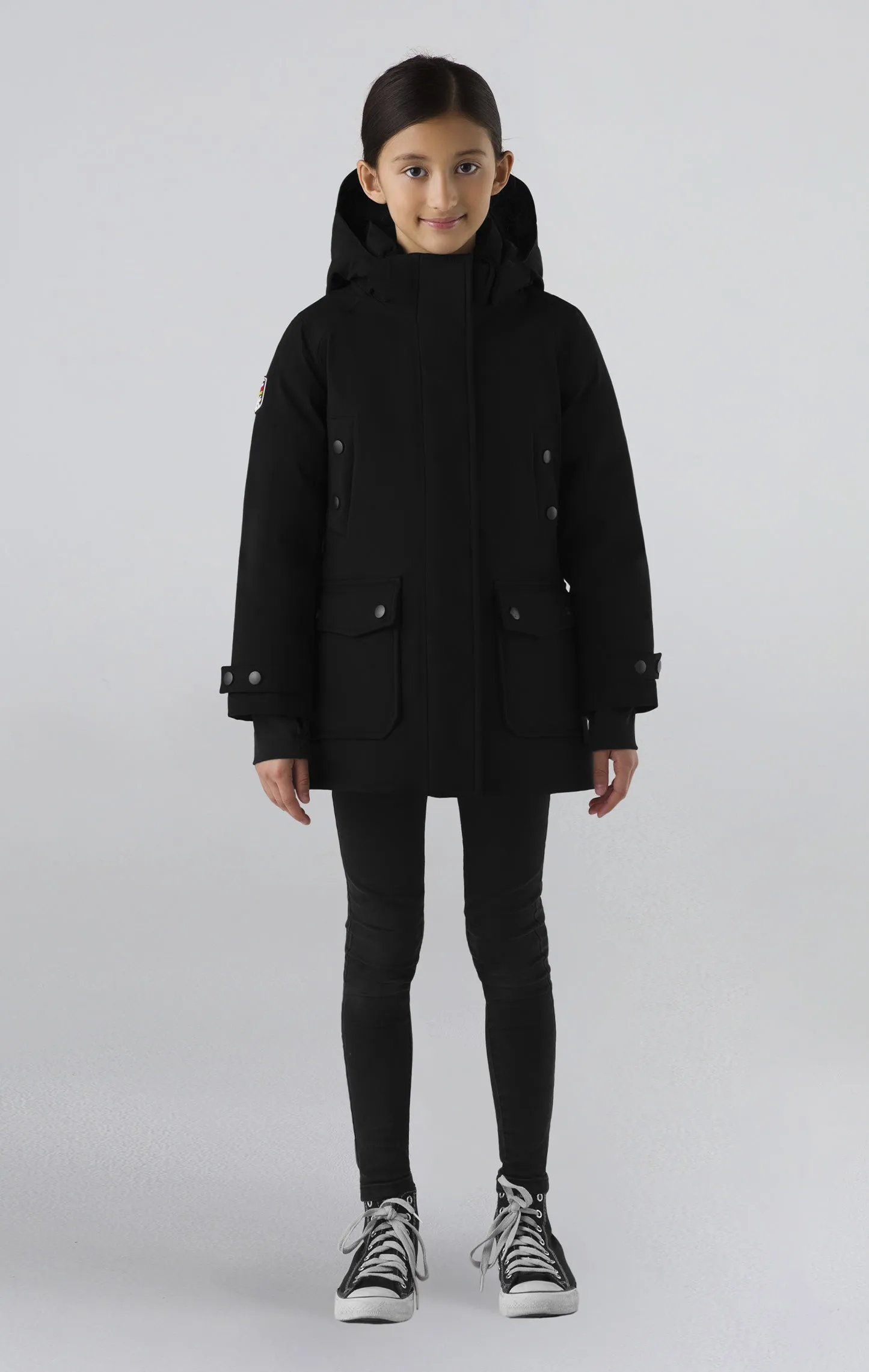 Frysta Girl's Waterproof Short Down Jacket