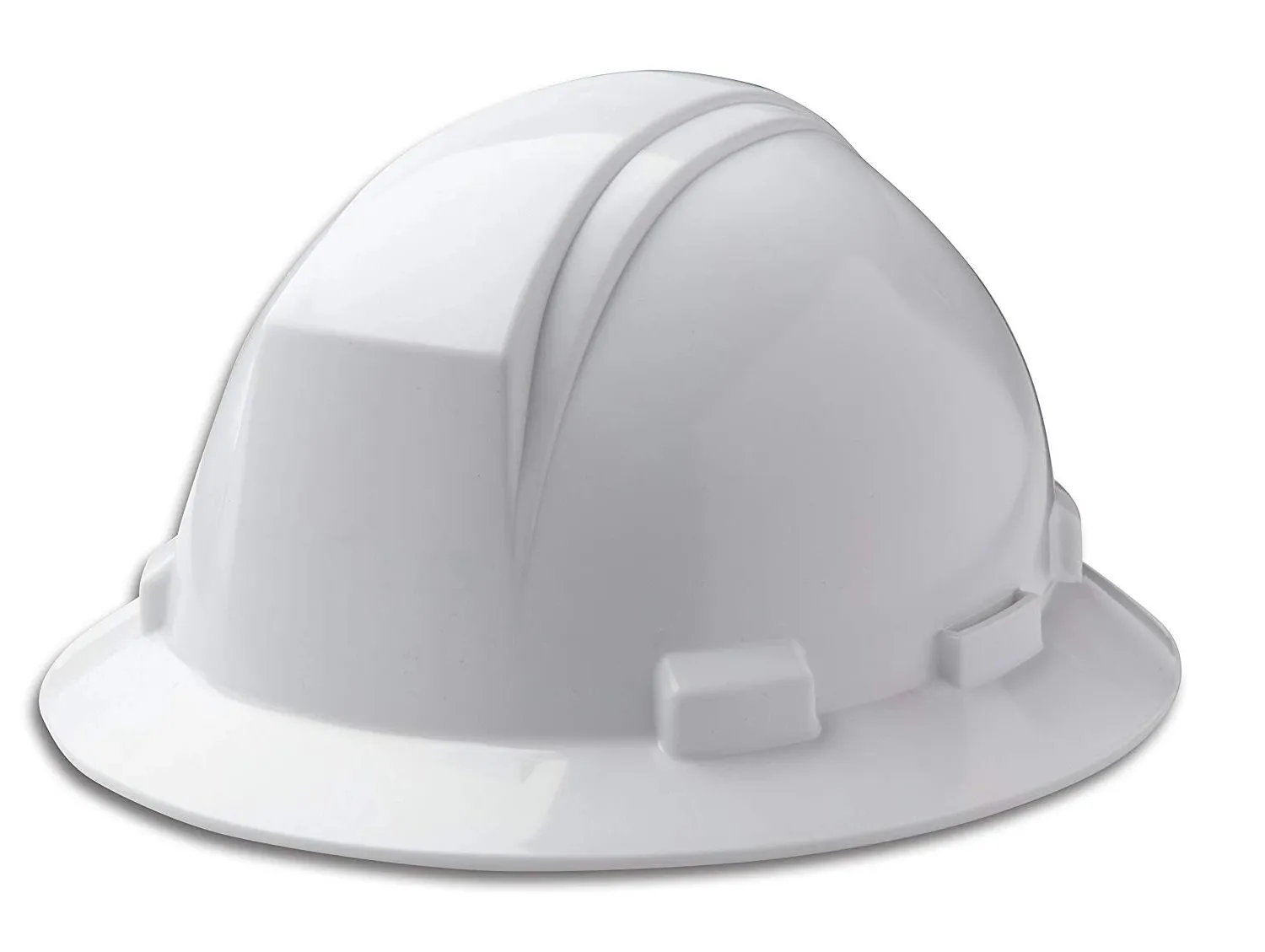 Full Brim Hard Hat With Accessory Slots - White