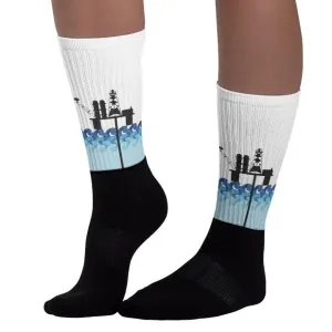 Fun Semi-submersible Platform Unisex Socks