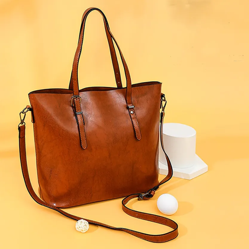 Funki Buys | Bags | Handbags | Women's Soft Leather Tote Bag