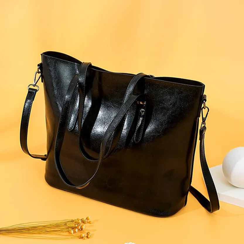Funki Buys | Bags | Handbags | Women's Soft Leather Tote Bag