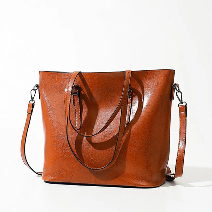 Funki Buys | Bags | Handbags | Women's Soft Leather Tote Bag