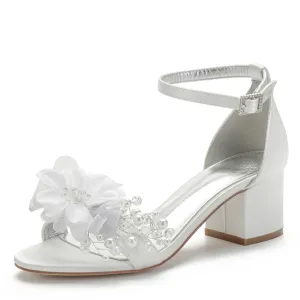 Funki Buys | Shoes | Women's Flower Pearl Wedding Sandals