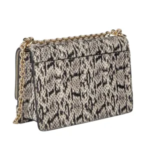 Furla Mini Crossbody - Vitello Roma Black, White and Gold