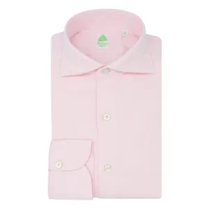 Gaeta regular sport shirt in pink cotton