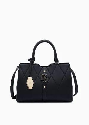 Galactiga Quilt M Handbag - Black