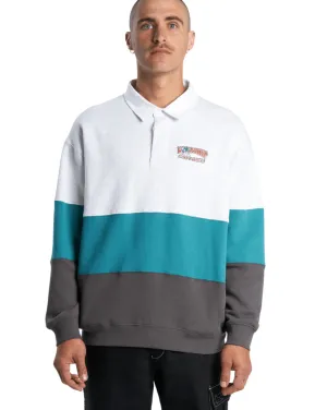 Get Off Paneled Rugby Fleece
