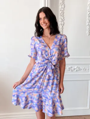 Gimlee Dress - Purple Print