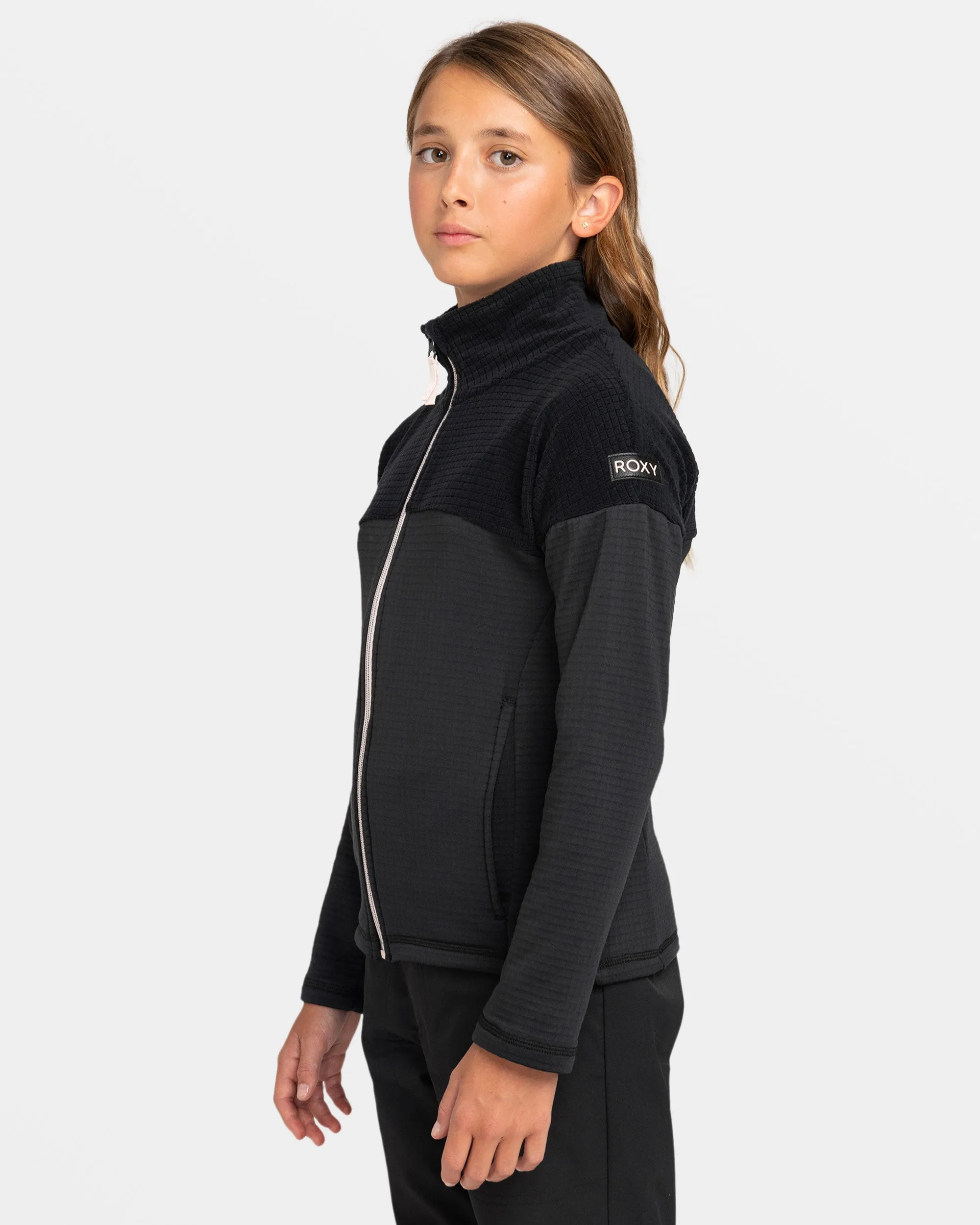 Girls 8-16 Sidley Zip-Up Sweatshirt - True Black