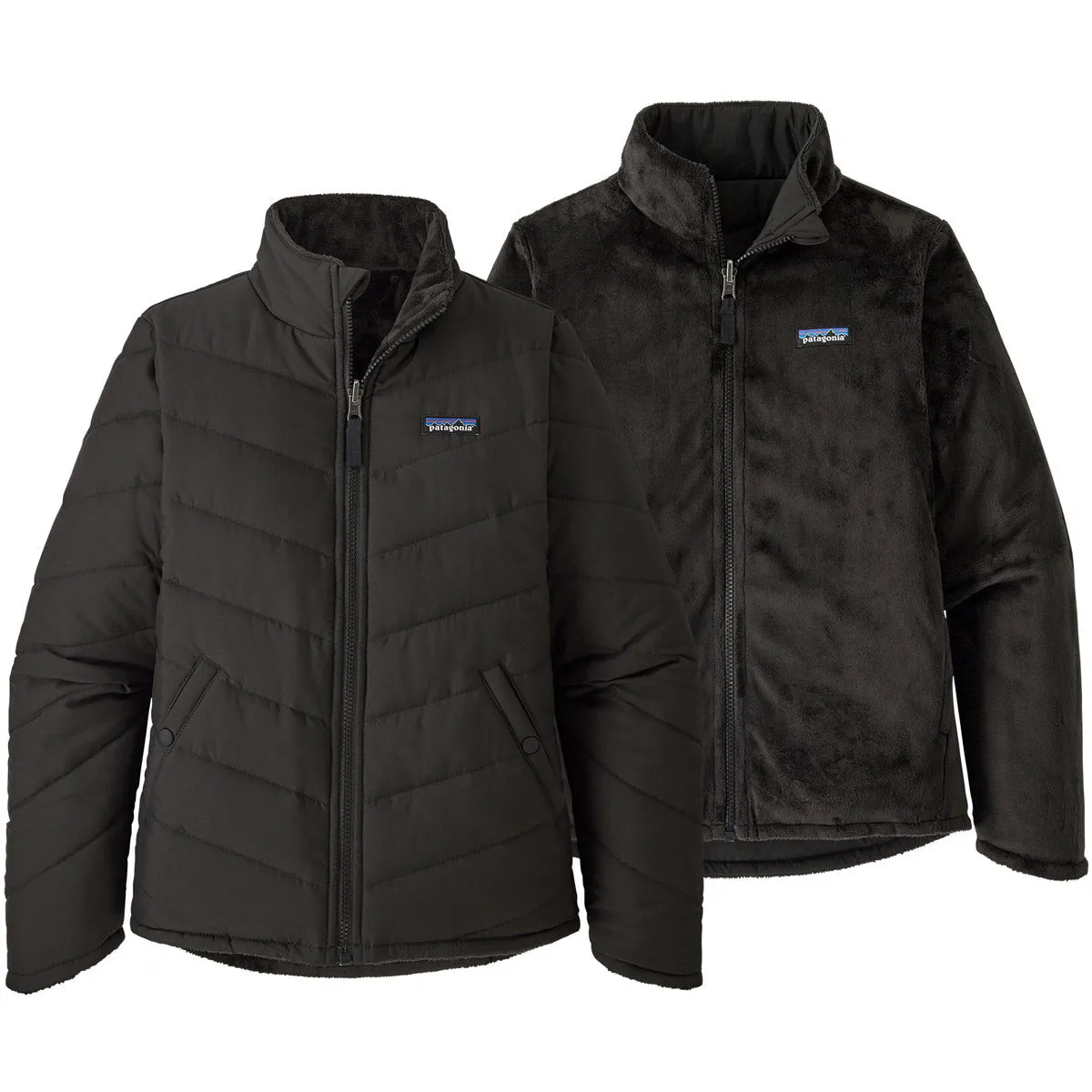 Girls' Reversible Snow Flower Jacket