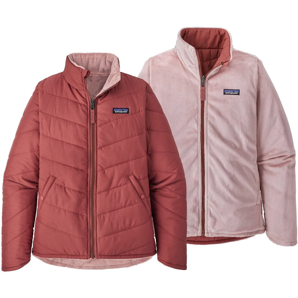 Girls' Reversible Snow Flower Jacket