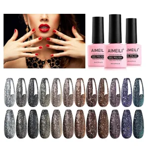Glitter Sparkly Gel Polish Set12-27_8ml
